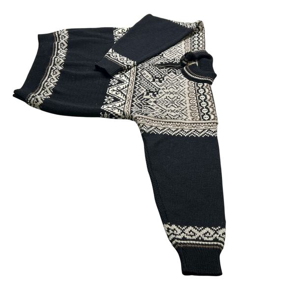 Dale of Norway Nagano Wool Sweater Men’s Small Wool Nordic Pattern Norway Knit - Picture 9 of 15